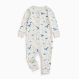 Mori Whale Two Way Zip Up Sleepsuit