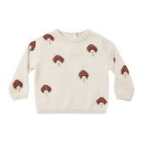 Quincy Mae Rex Sweater Mushroom