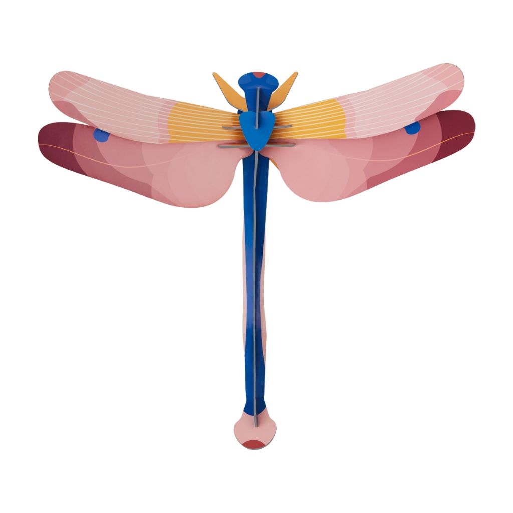 3D Wall Art - Pink Dragonfly