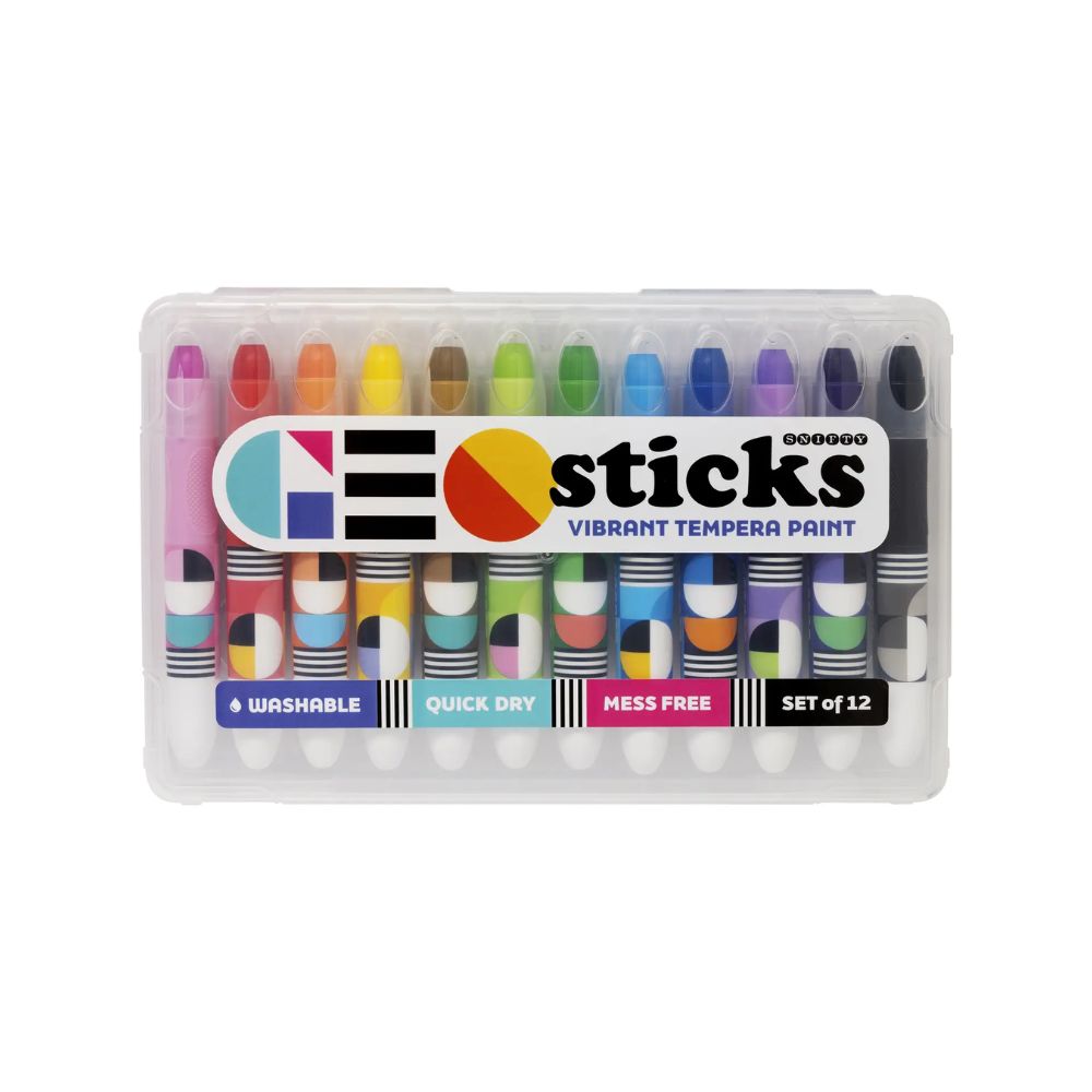 Snifty GEO Sticks Vibrant Tempera Paint Set