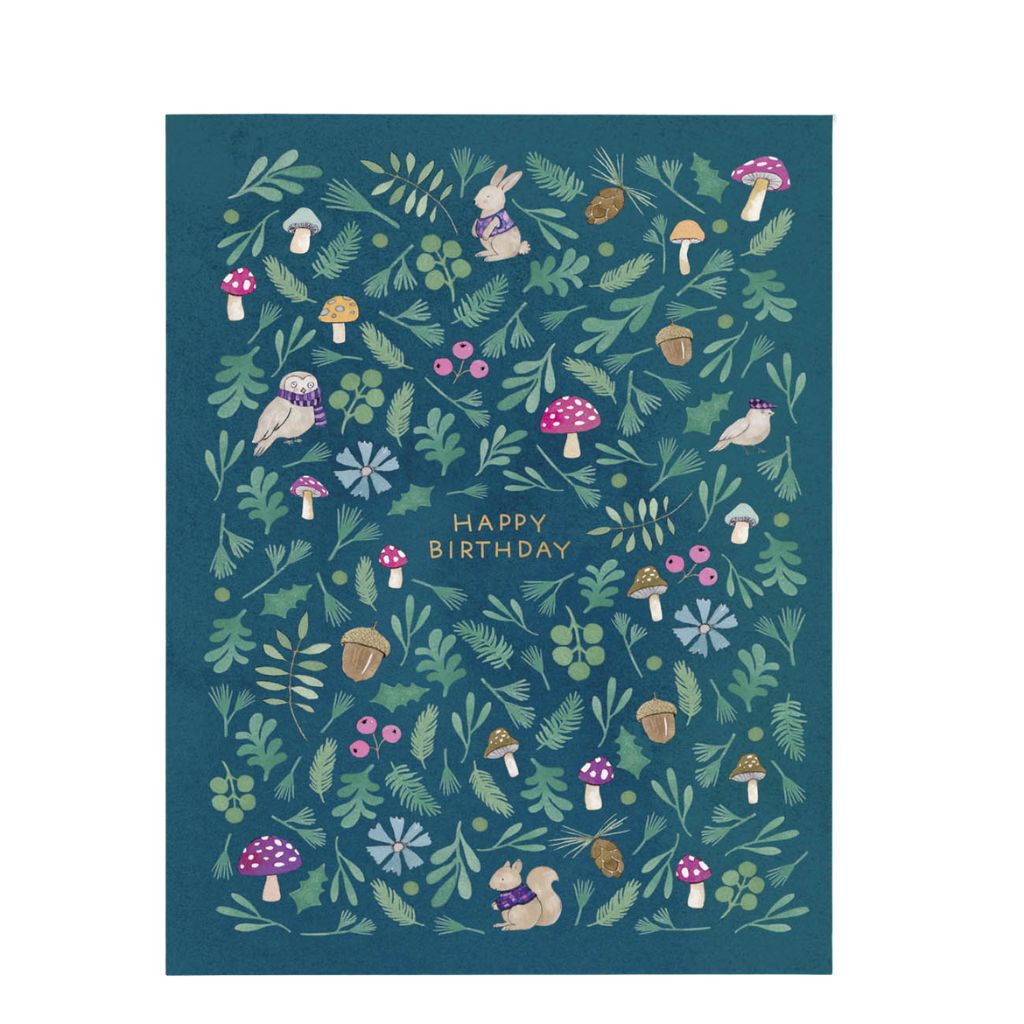 Enchanted Forest Birthday Card