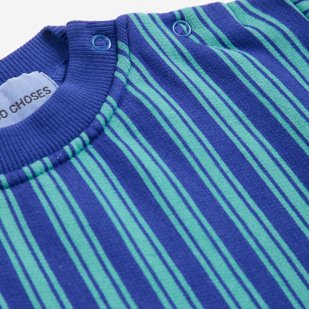 Bobo Choses Baby Bobo Choses Tag Stripes Sweatshirt