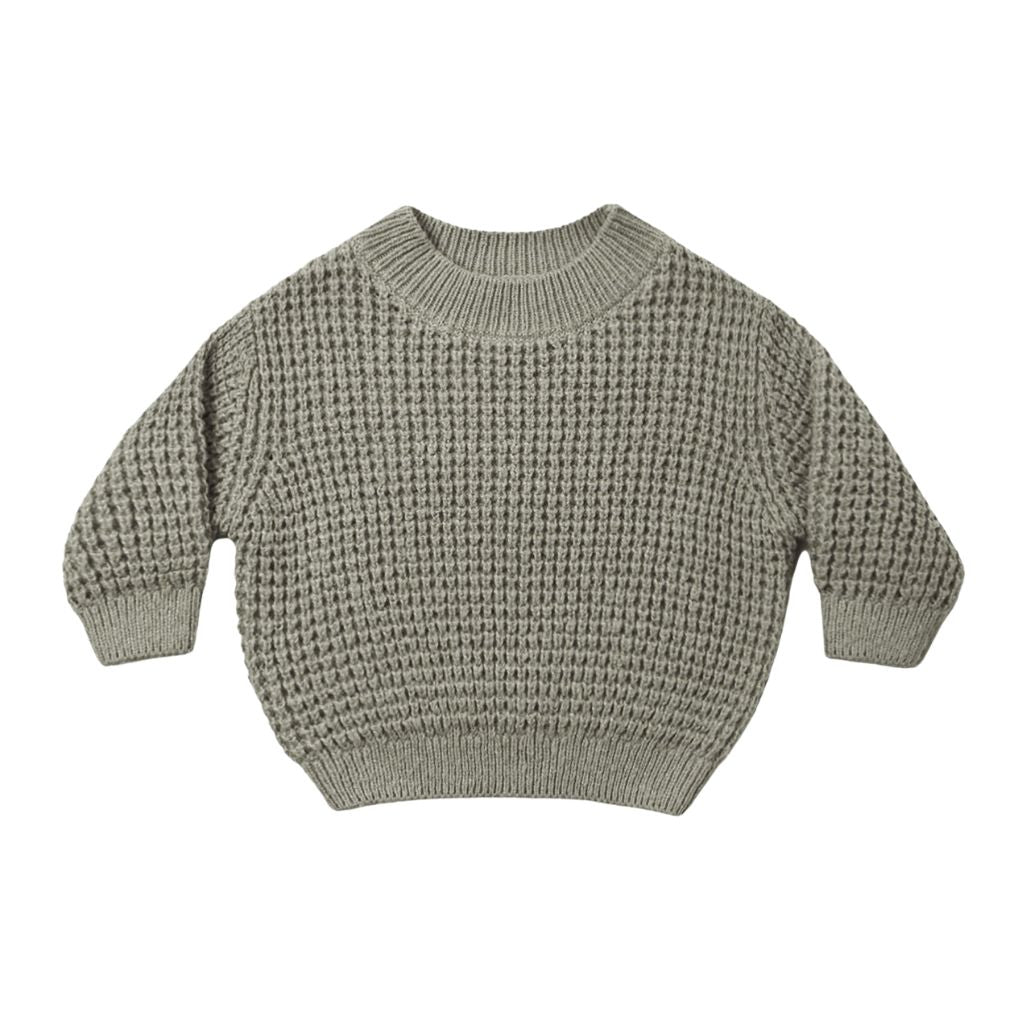 Quincy Mae Chunky Knit Sweater Spruce