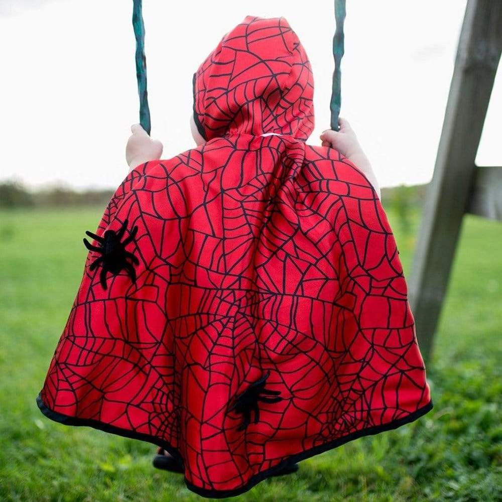 Reversible Spider/Bat Toddler Cape, 2-3Y