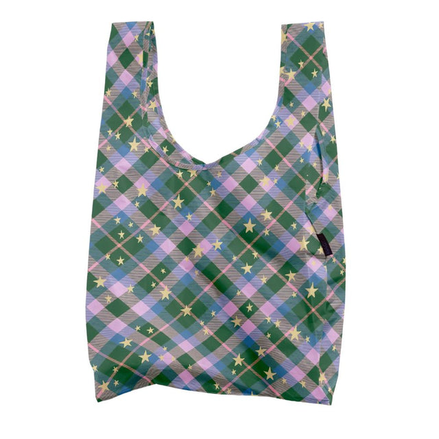 BAGGU Standard - Green Star Plaid