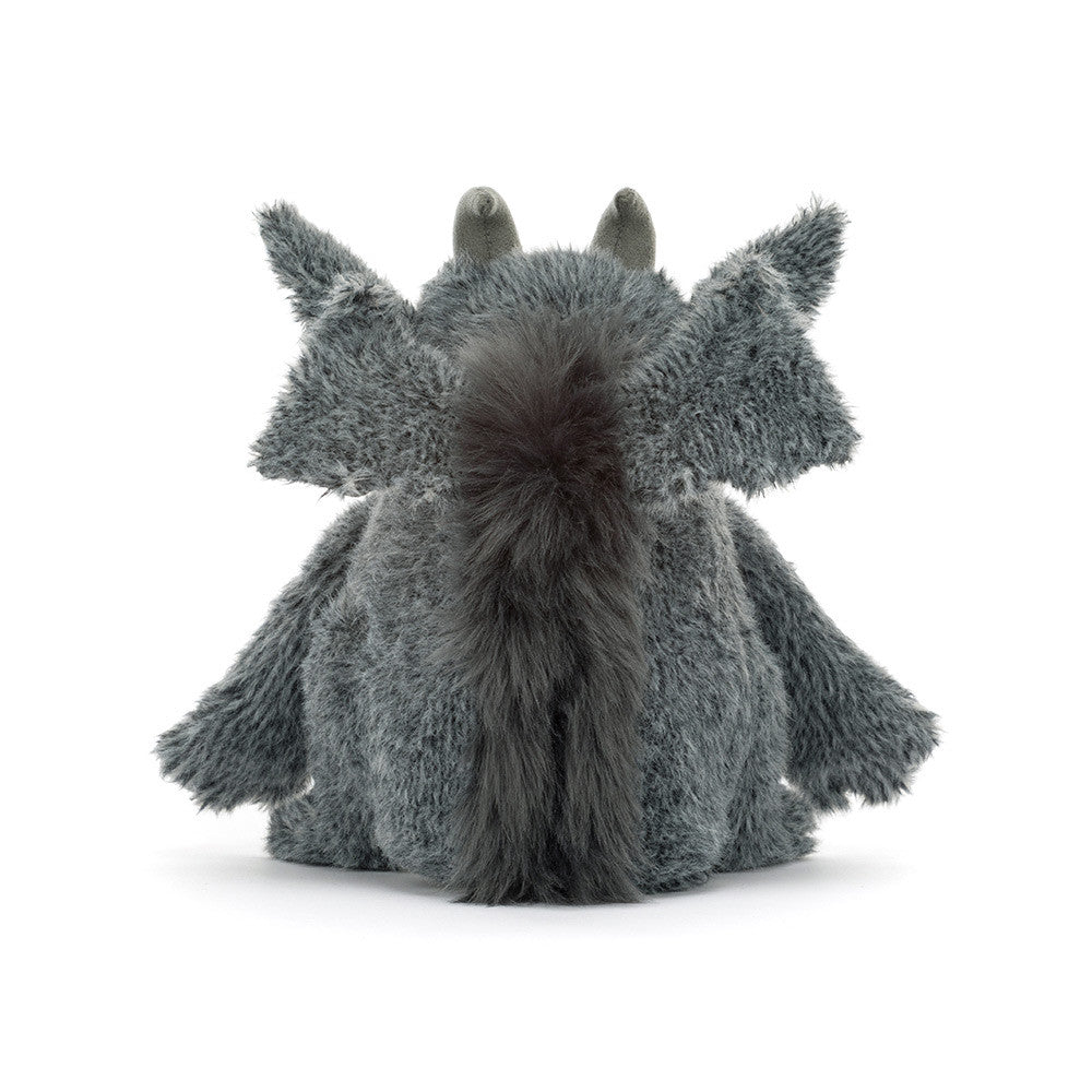Jellycat Growlston Gargoyle, a chunky soft polyester gargoyle plush with a hard beady eye