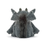 Jellycat Growlston Gargoyle, a chunky soft polyester gargoyle plush with a hard beady eye