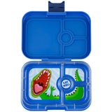 Yumbox Panino 4 Compartment - Surf Blue with Dinosaur Tray