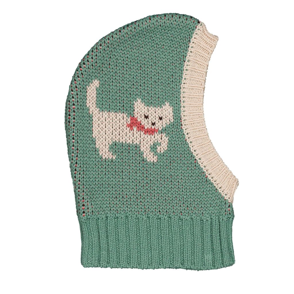 Hello Simone Pinguin Hood Kitty Aqua
