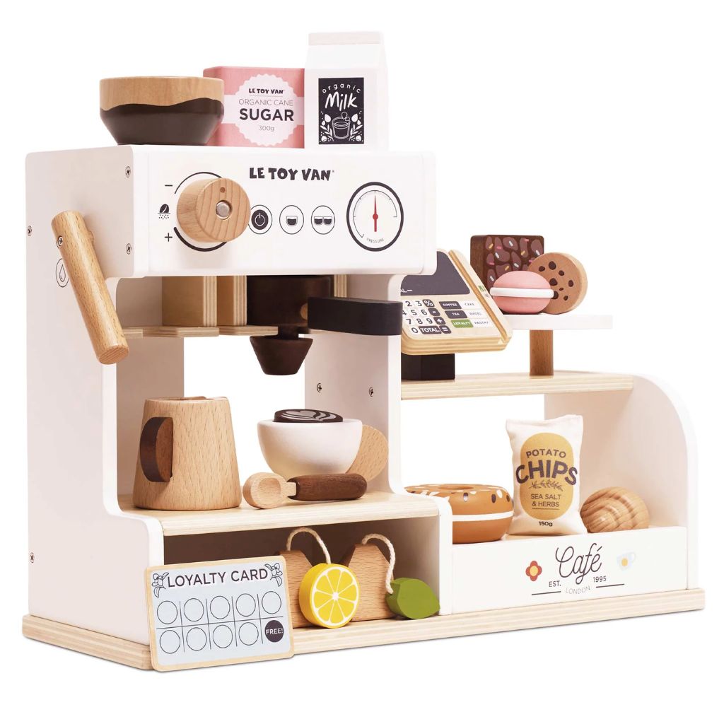 Le Toy Van Wooden Barista Cafe Shop
