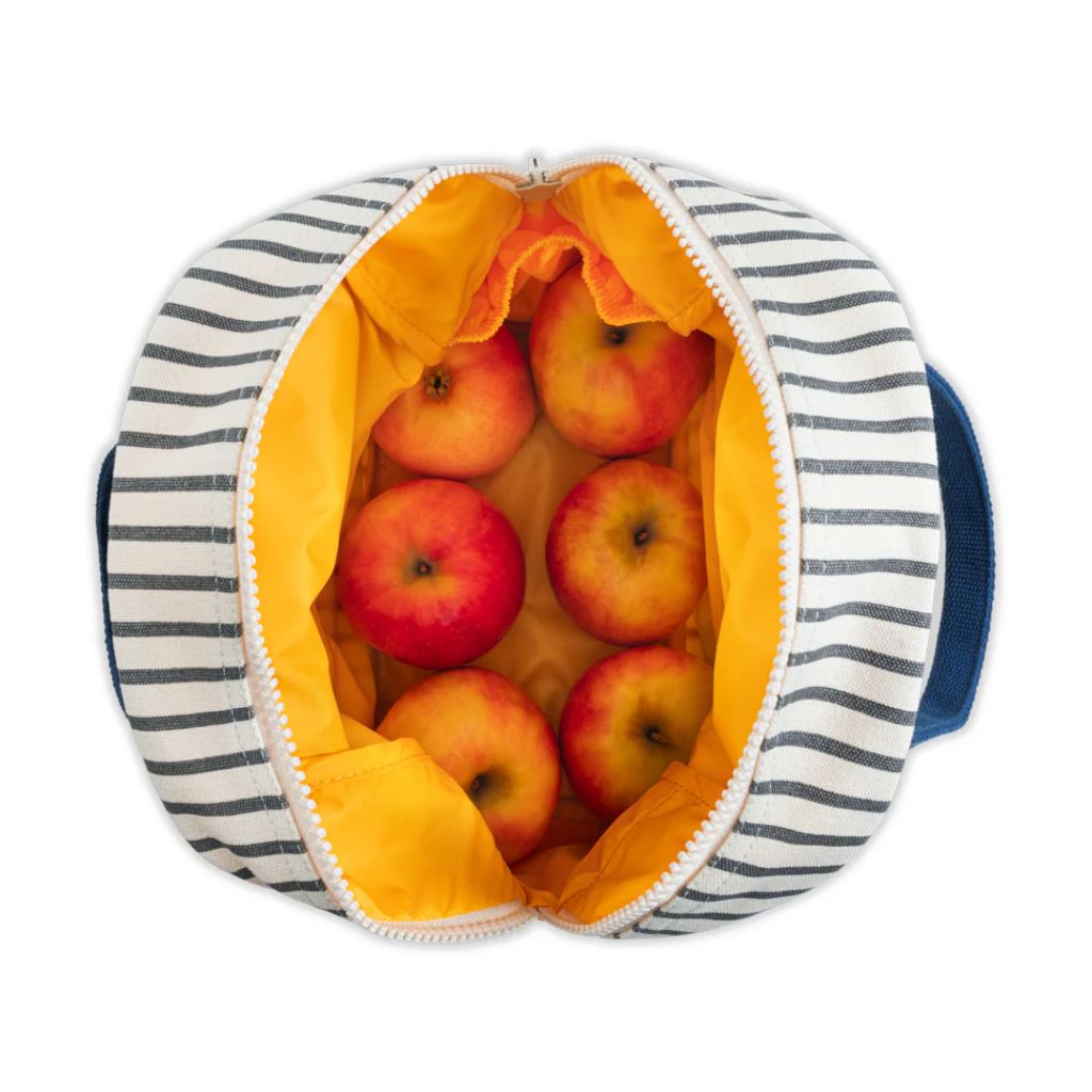 Fluf Zipper Lunch - Pencil Stripe Nautical
