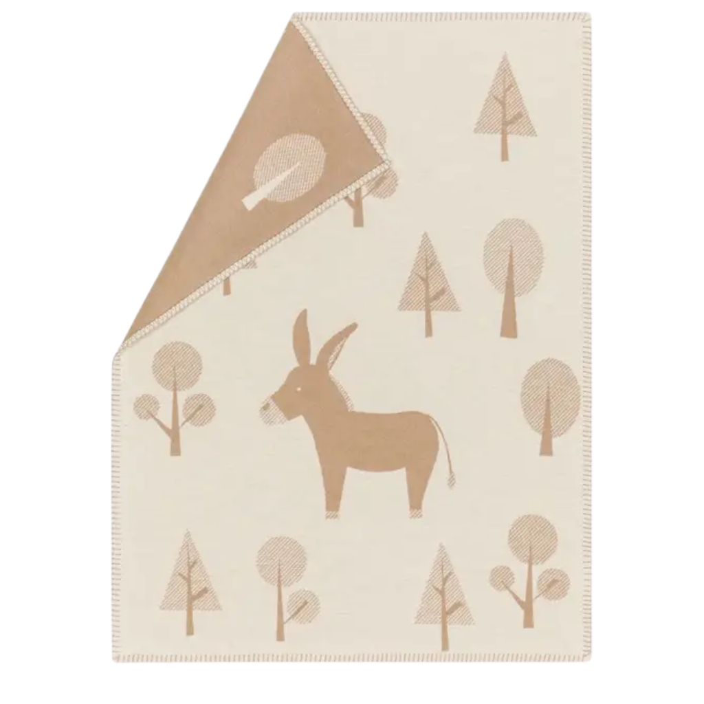 Fussenegger LENA baby blanket "forrest donkey"