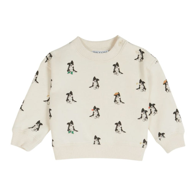 Emile & Ida Baby Printed Sweatshirt Border Collie