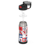 Thermos 14oz Stainless Steel Vaccum Insulated Straw Bottle with Bail Handle - Spiderman