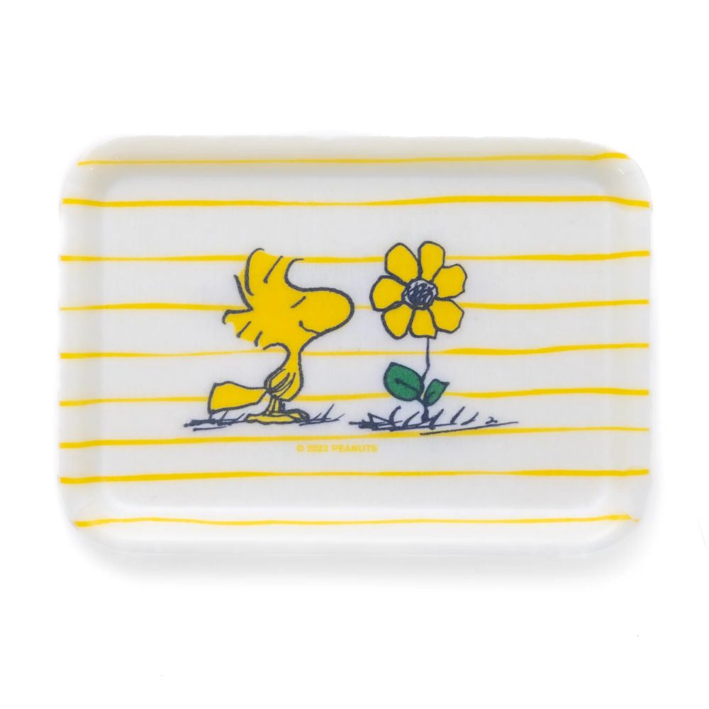 3P4X Peanuts- Woodstock Flower Vintage Style Tray