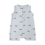 Rylee + Cru Bubble Onesie Sharks
