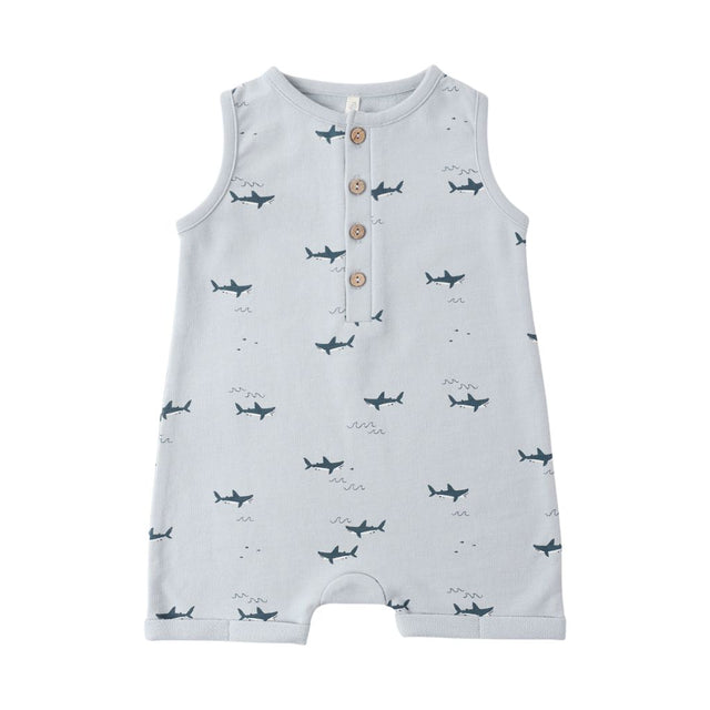Rylee + Cru Bubble Onesie Sharks