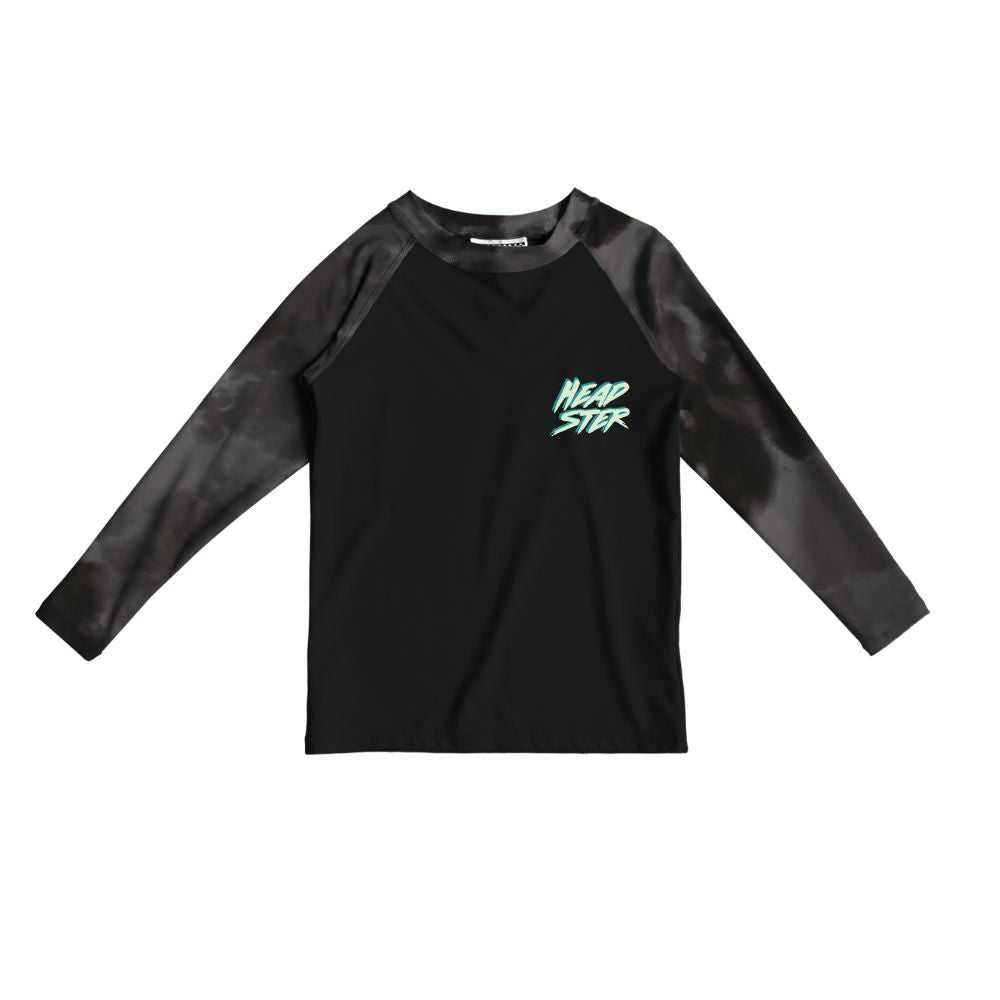Headster Tie dye black rashguard Black