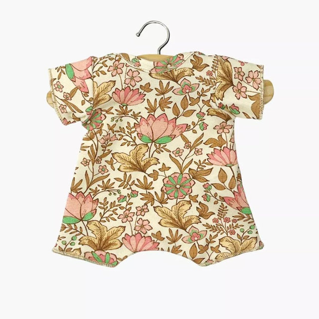 Minikane Babies Collection 28cm- Short Bodysuit in Indian Rose