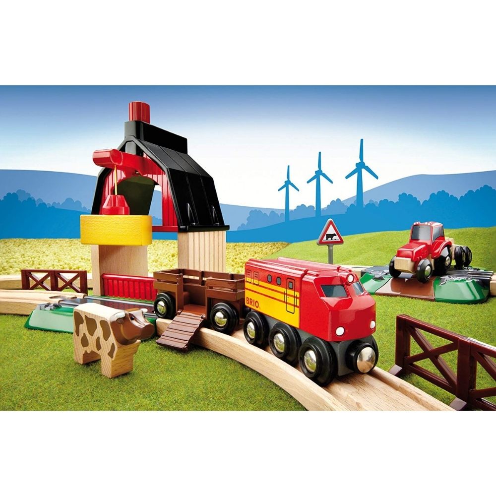 Brio Farm Railway Set | Brio | Kol Kid