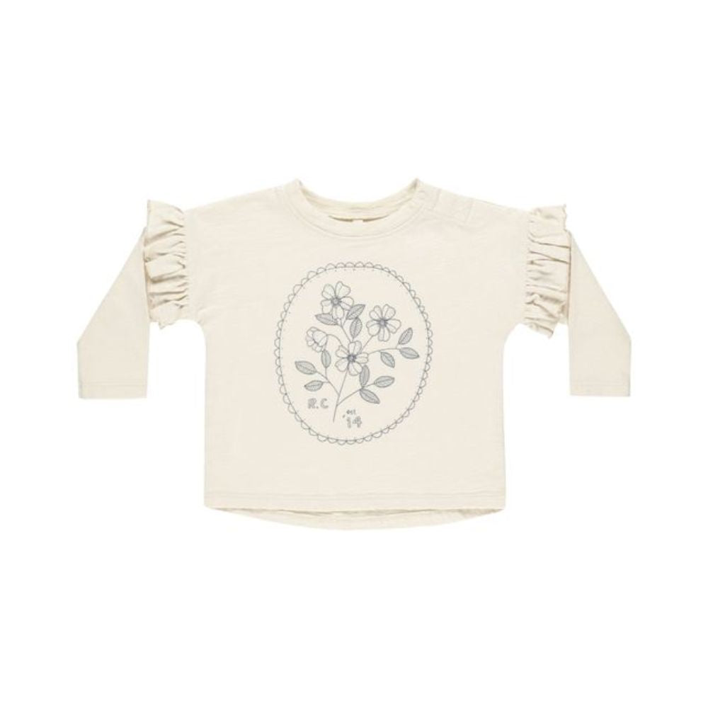 Rylee + Cru Ruffle Long Sleeve Tee