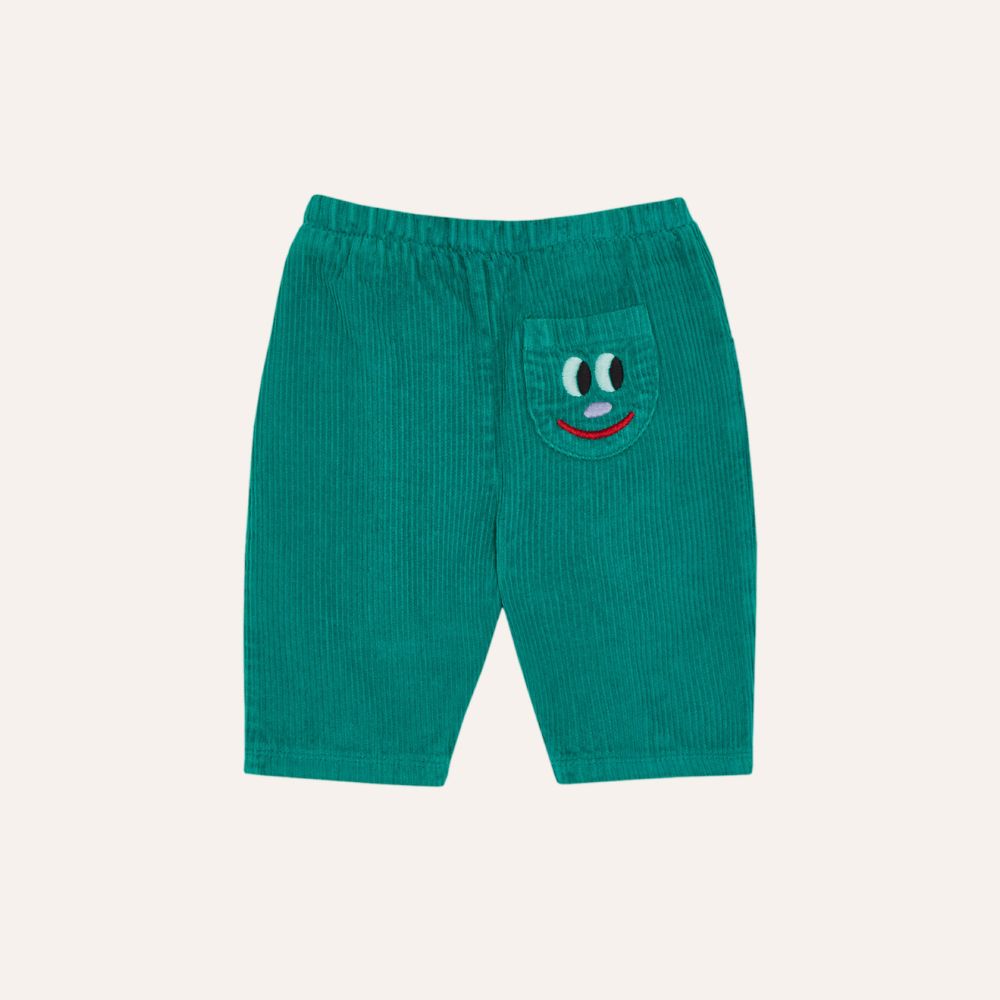 The Campamento Baby Green Corduroy Trousers