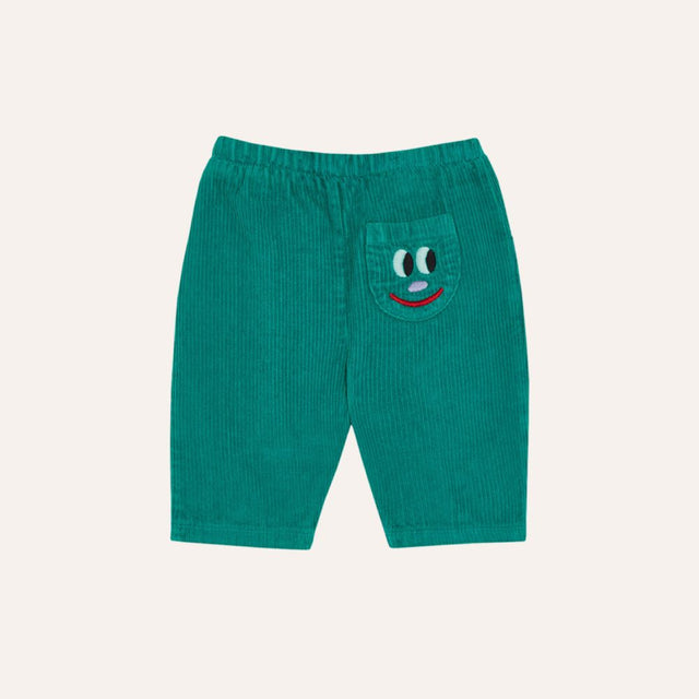 The Campamento Baby Green Corduroy Trousers