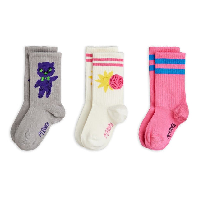 Mini Rodini Alien 3 Pack Socks