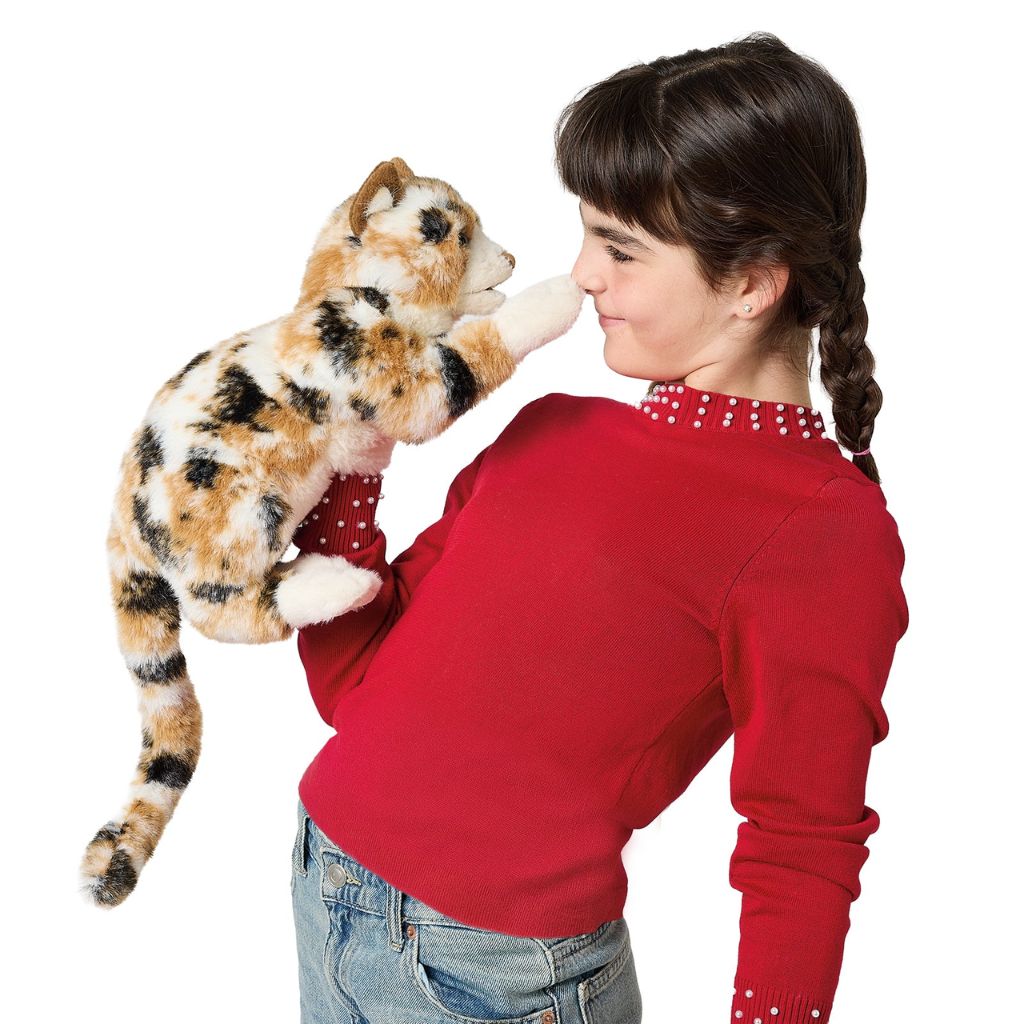 Hand Puppet- Calico Cat Puppet