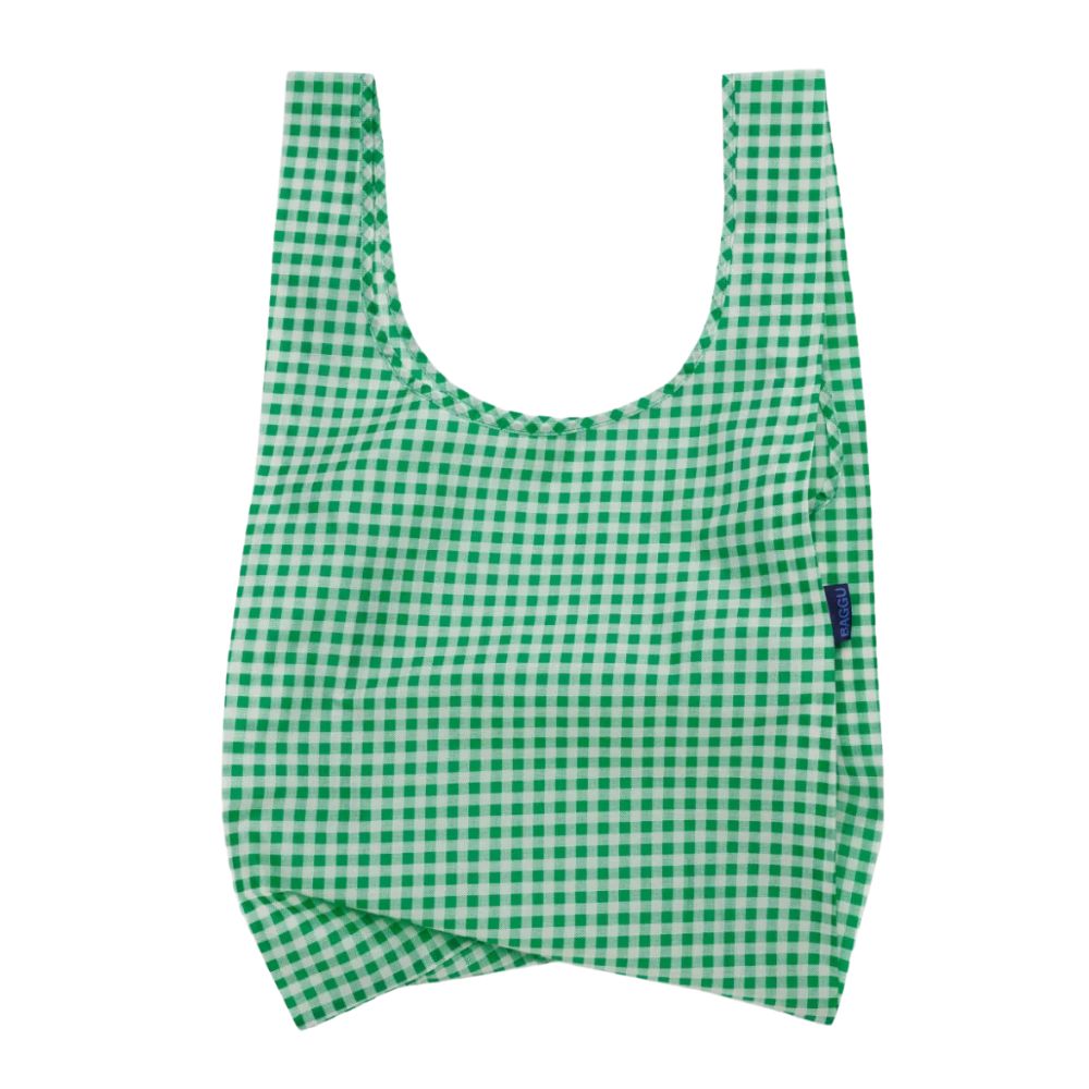 Baggu Standard Green Gingham