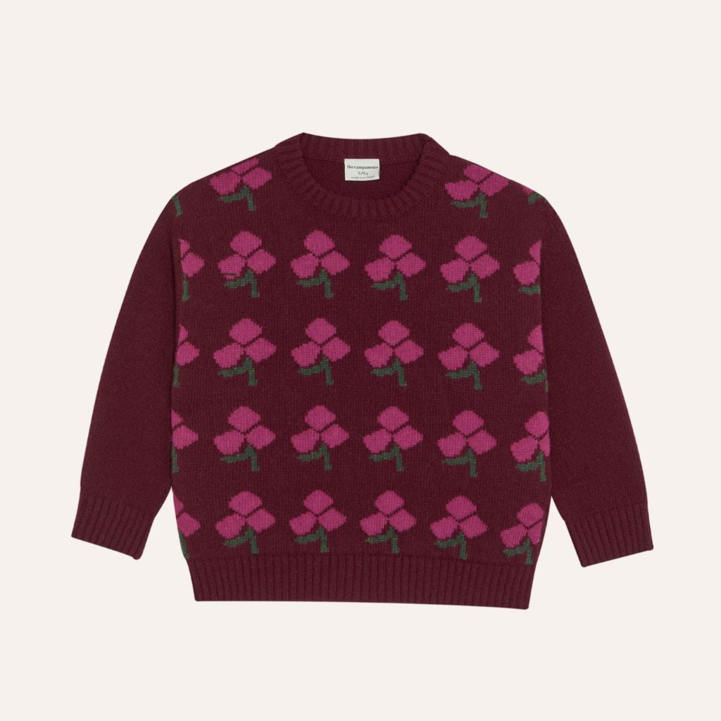 The Campamento Flowers Burgundy Jumper