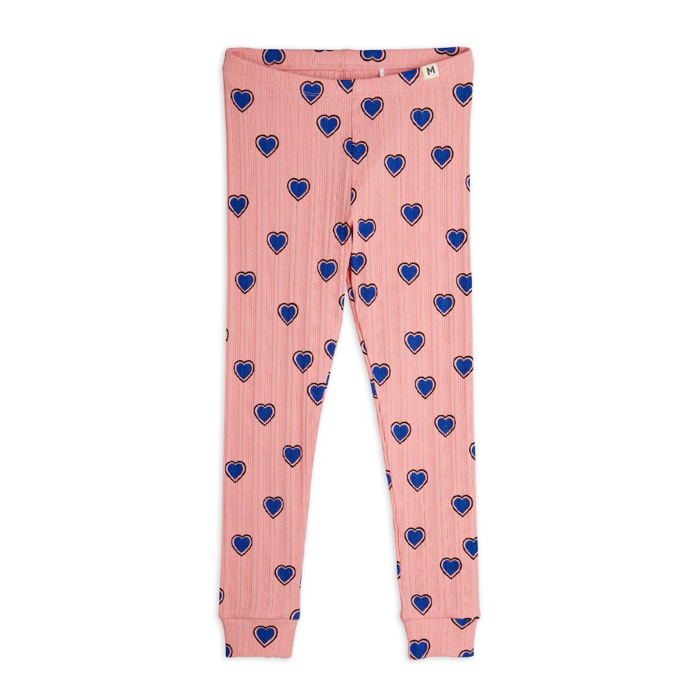 Mini Rodini Outlined Hearts AOP Leggings