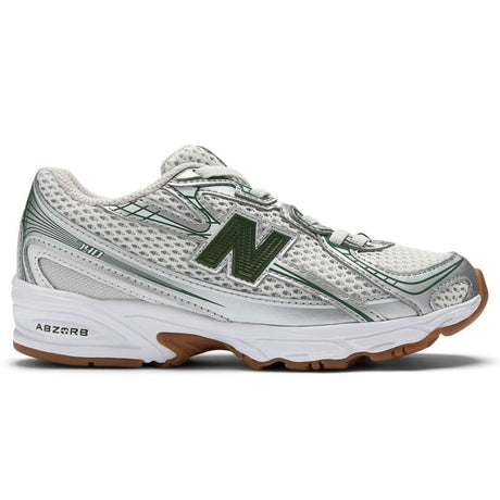 New Balance 740 Kids Bungee Silver Green