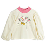 Mini Rodini Cat sp Balloon Sleeve Top