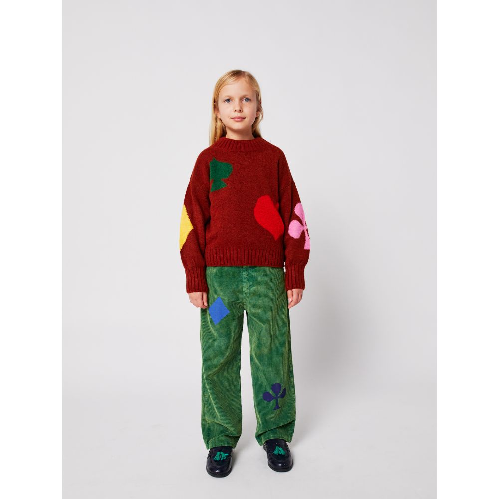 Bobo Choses Bobo Joker Jacquard turtleneck Jumper