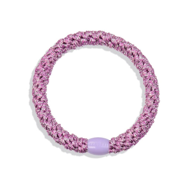 Kknekki Original Hair Tie Pink Silver Glitter