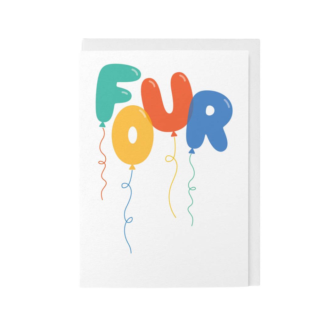 4th Birthday Card