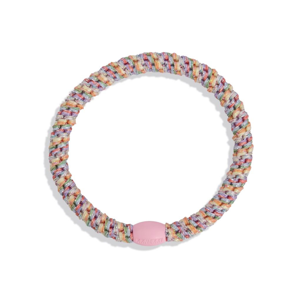 Kknekki Slim Hair Tie Pastel Circus Glitter