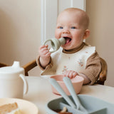 Mushie Silicone Fresh Food Feeder 2 Pack - Sage