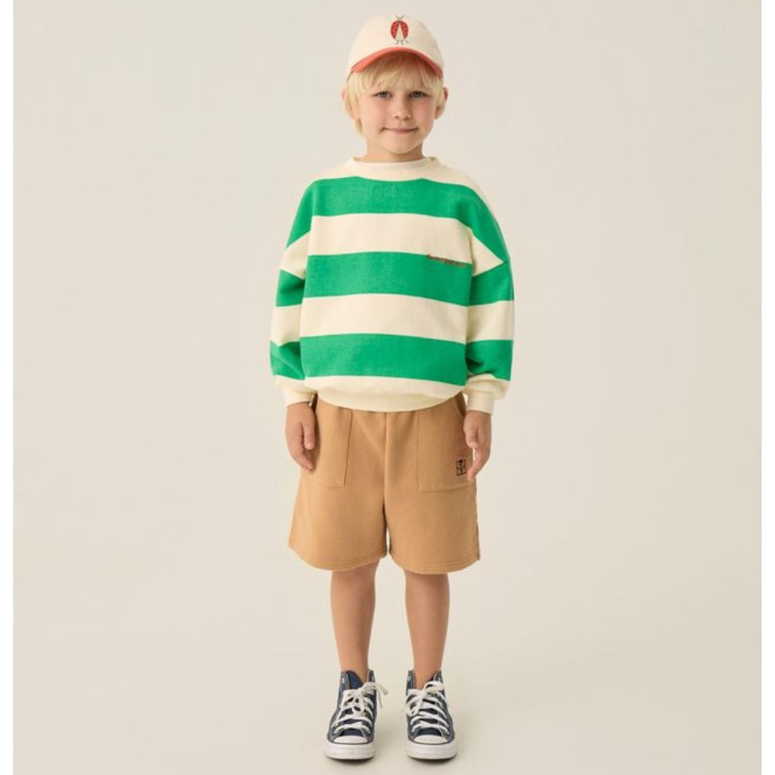 The Campamento Green Stripes Sweatshirt