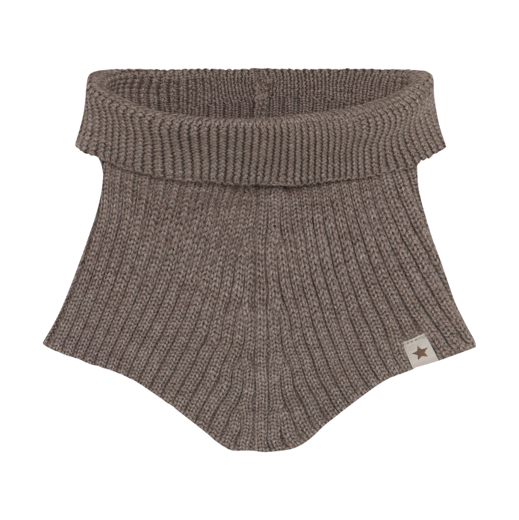 Huttelihut Neck Warmer Wool Knit Cinder Melange