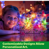 Glow 3D Butterfly Canvas