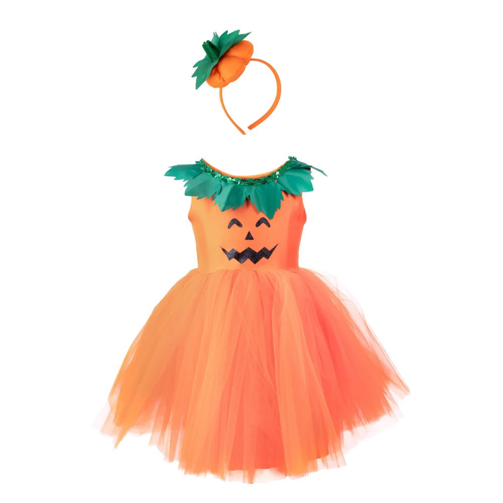 Pumpkin Patch Princess Dress & Headband Size 2T