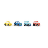 Moulin Roty Avenue du Moulin Set of 4 Wooden Cars