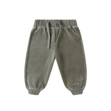 Quincy Mae Velour Relaxed Sweatpant F
