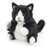 Hand Puppet - Tuxedo Kitten