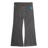 Mini Rodini Clover emb Velour Flared Trousers