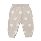 Quincy Mae Heart Knit Pants