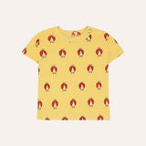 The Campamento Ladybug Allover Yellow Baby Tshirt