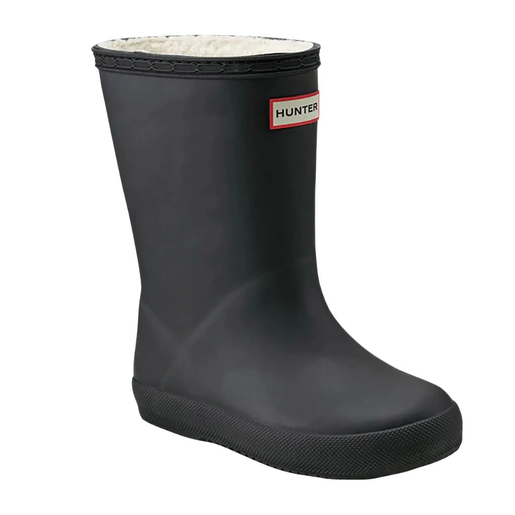 Hunter Little Kids First Insulated Boots Black